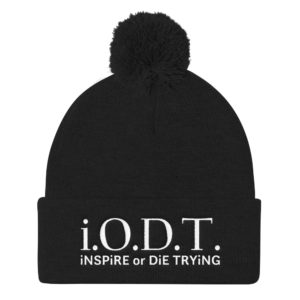 i.O.D.T. Pom Pom Knit Cap